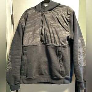 Large Origin Heavy Half Zip Hoodie